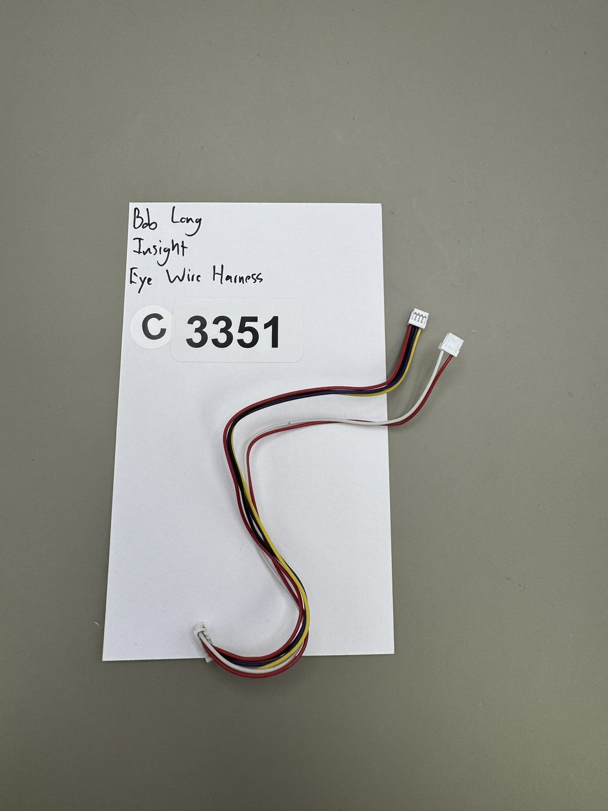 Bob Long Insight Eye Wire Harness