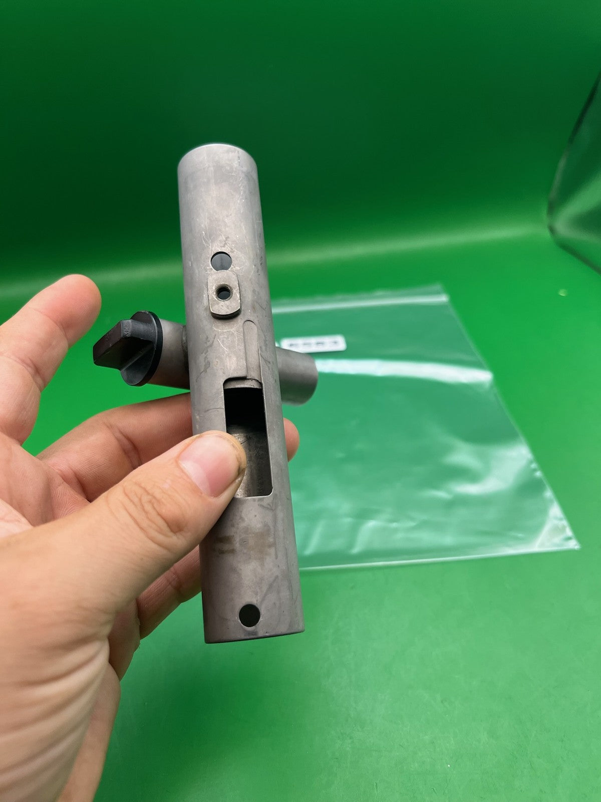 Automag Body - used paintball marker body - raw aluminum / bare metal