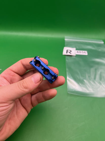 CP Custom Products ASA Rail Drop Forward Blue Anodized Aluminum Paintball