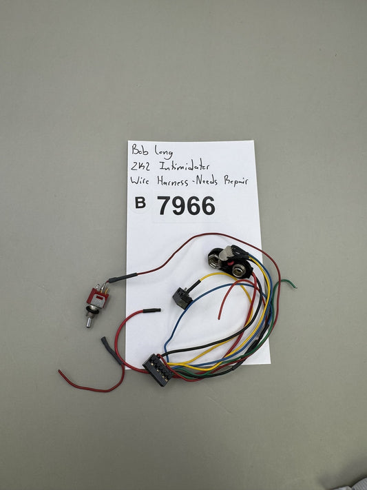 Bob Long 2K2 Intimidator Wire Harness For Parts