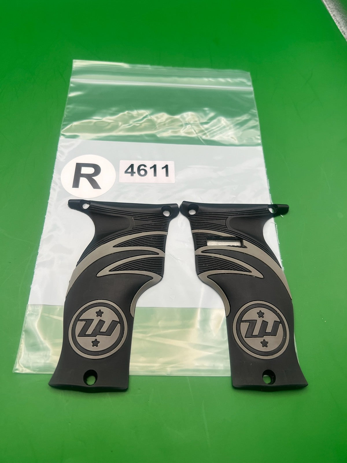 WGP SR Autococker Grip Panels Black OEM Stock 45 Degree Rubber
