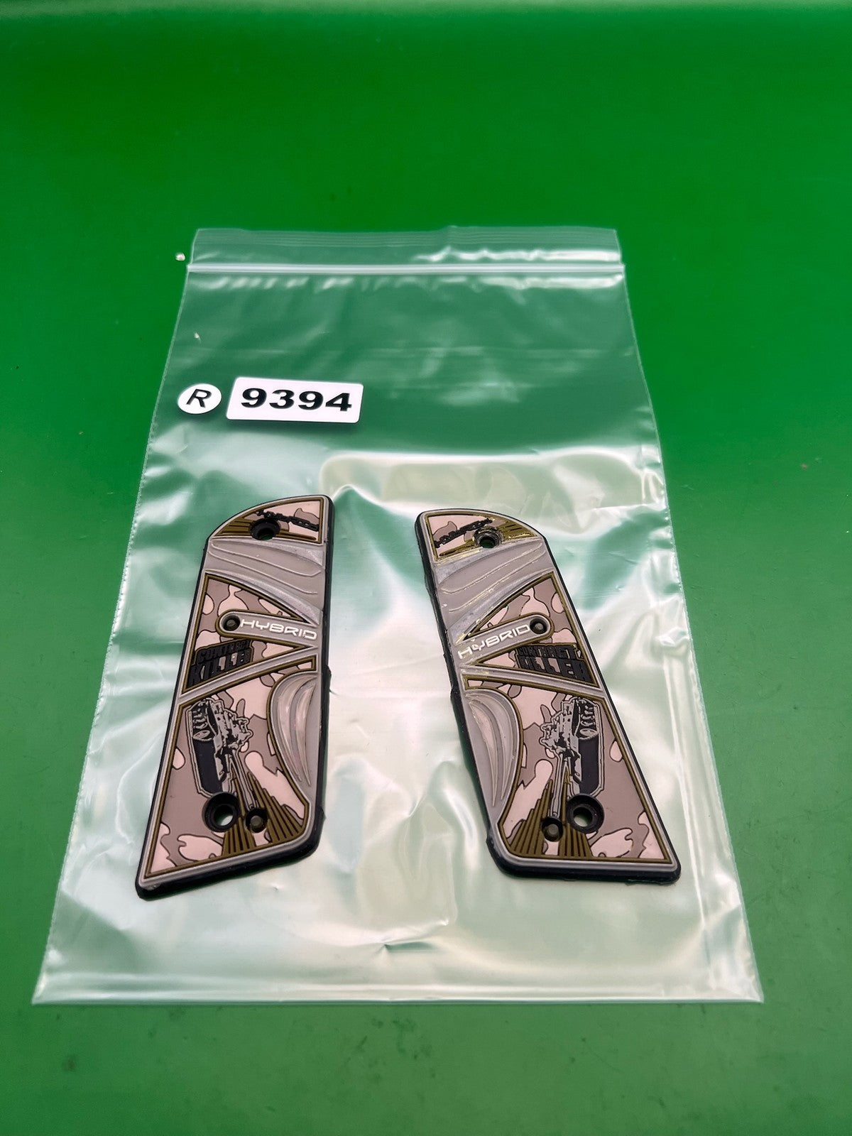 Hybrid PB Contract Killer 1911/45 Style Grip Panels Desert Camo Gold