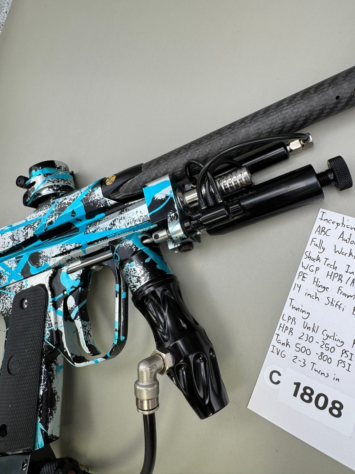 Inception Designs PB ARC Autococker - S.N 004 - Paintball Marker Fully Working