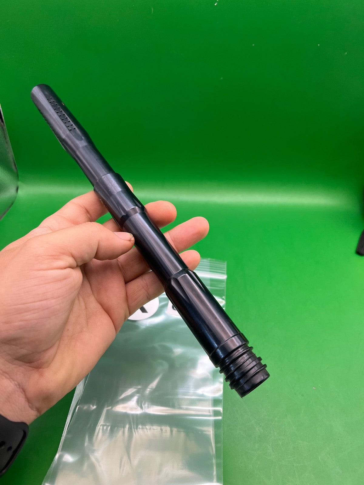 Tippmann 98 Barrel One Piece 12" Black - used paintball barrel - black