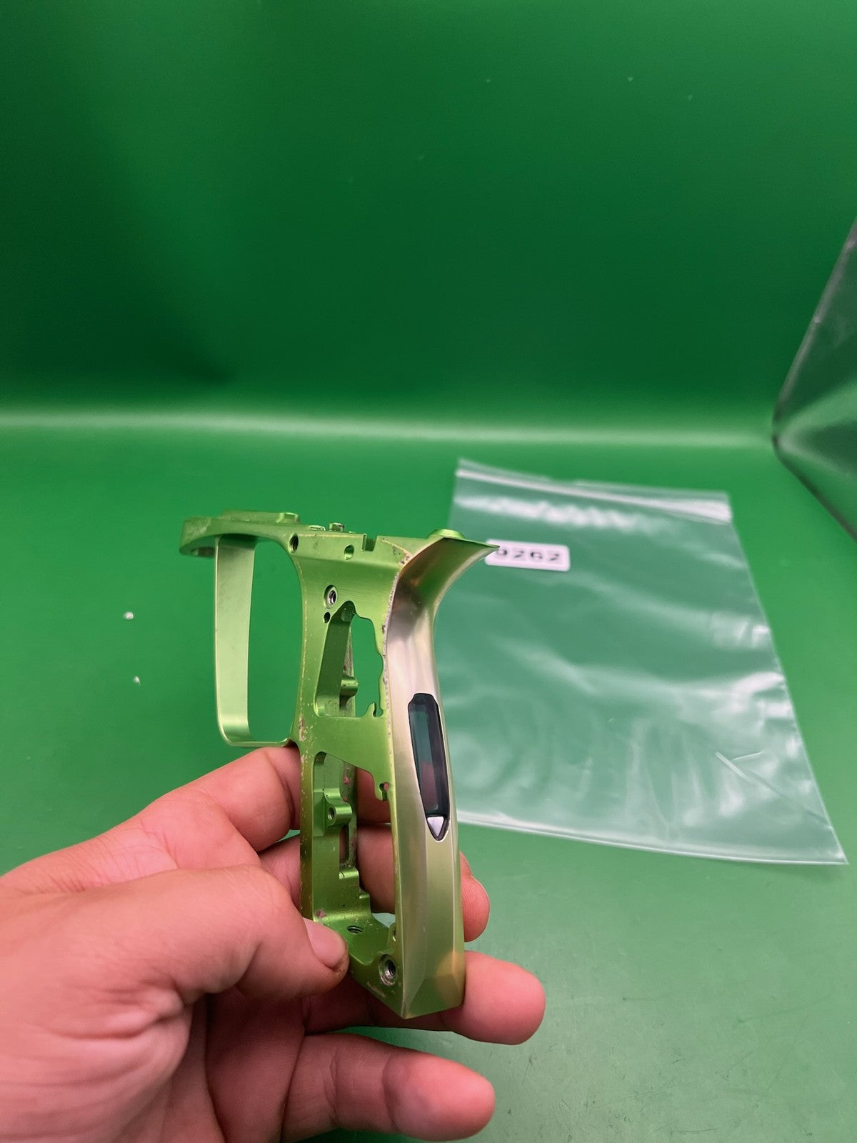 DLX Luxe ICE Trigger Frame Lime Green Anodized Aluminum