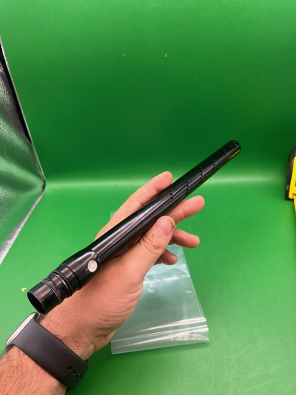 Smartparts Freak Barrel Tip 18" Black Ported - used paintball barrel tip - black