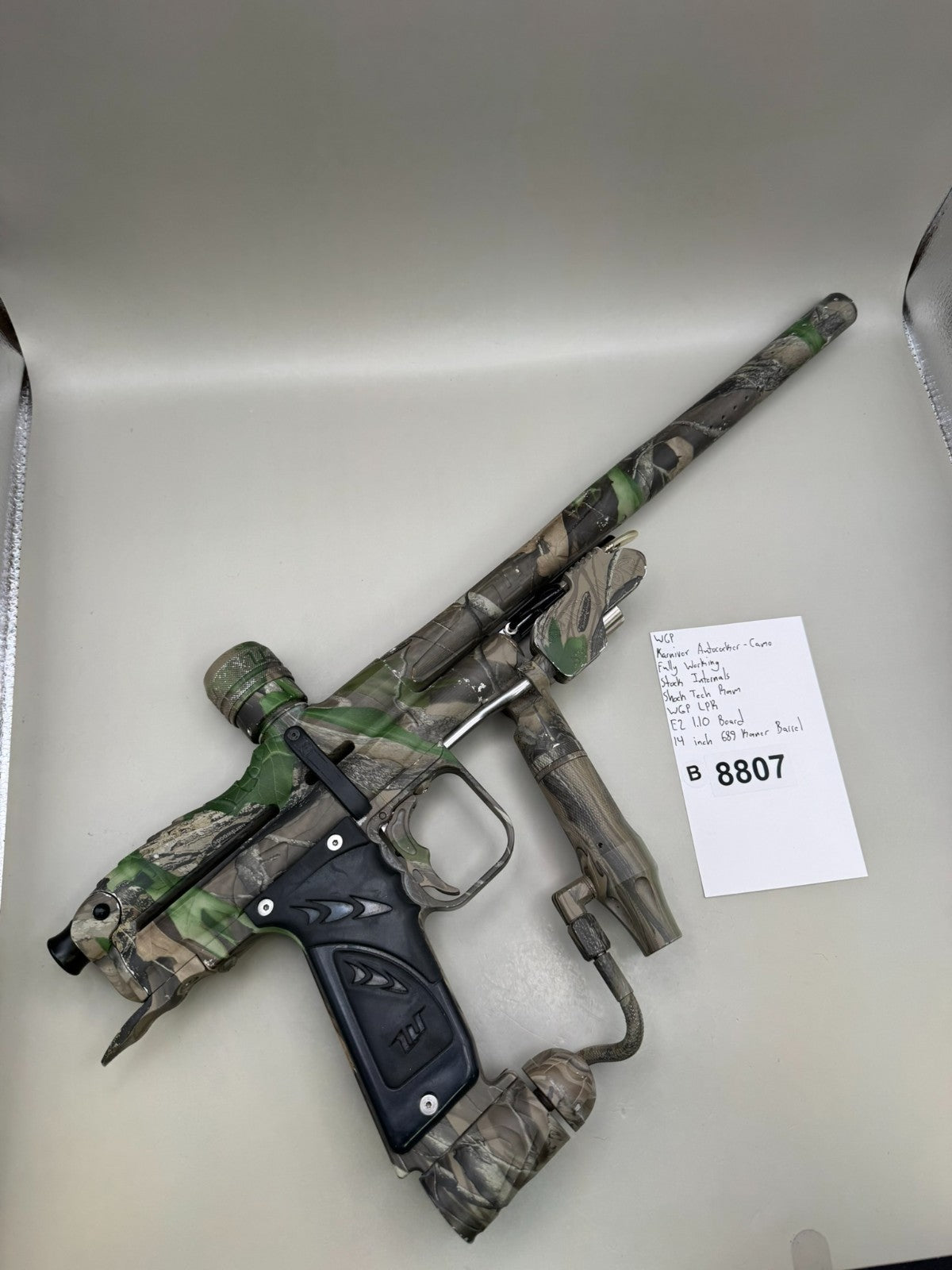 WGP Karnivor Autococker - Camo - Paintball Marker Fully Working