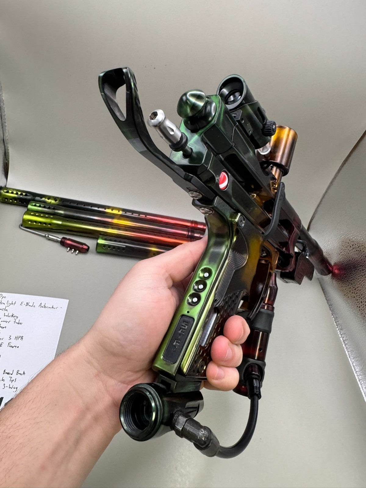 Dye Ultralight E-Blade Autococker - Rasta - Paintball Marker Fully Working