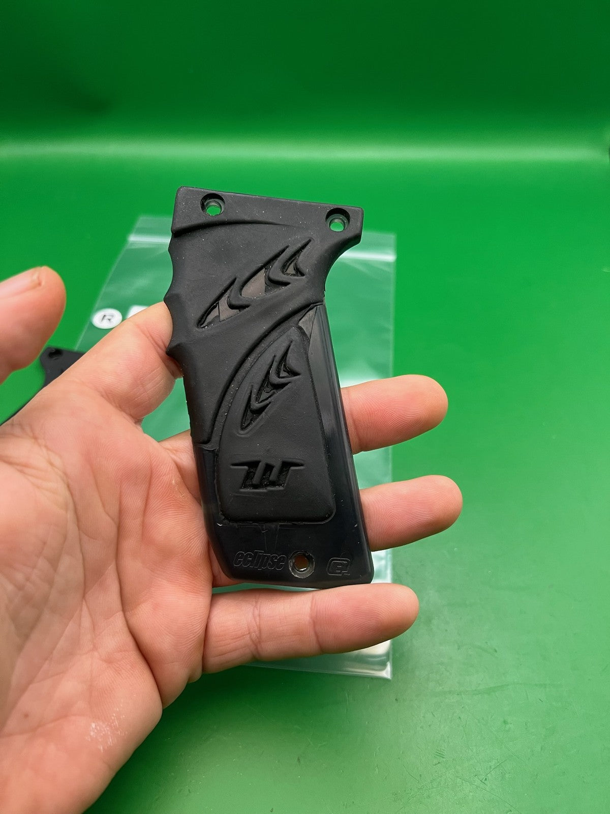 WGP Planet Eclipse Worr Blade Grip Panels Black Rubber Autococker Pair