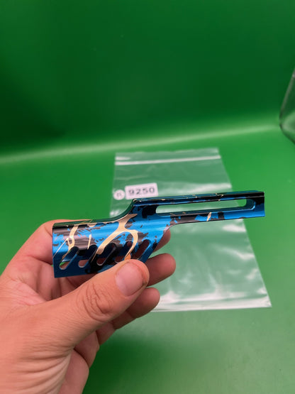 AGD Automag Sight Rail Blue Anodized Custom Splash Milled Aluminum