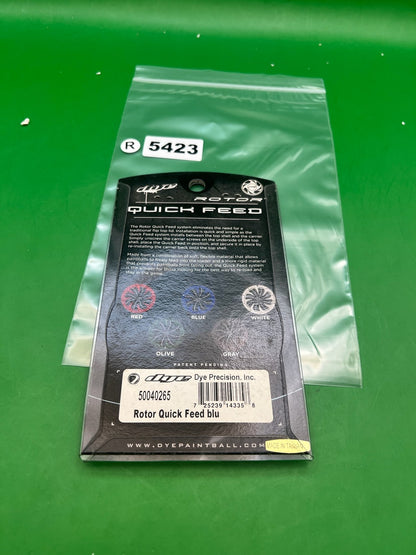 Dye Rotor Quick Feed Speed Feed Lid Blue Speedfeed Hopper Loader Upgrade