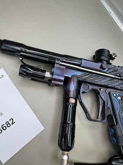 OB Paintball Mid Block Autococker - Blue/Black - Paintball Marker Fully Working