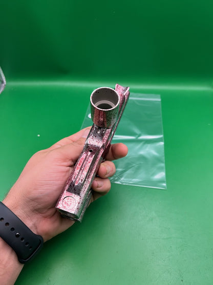WGP Pro Stock Autococker Body Undrilled Feedneck Mod Pink Splash Ano