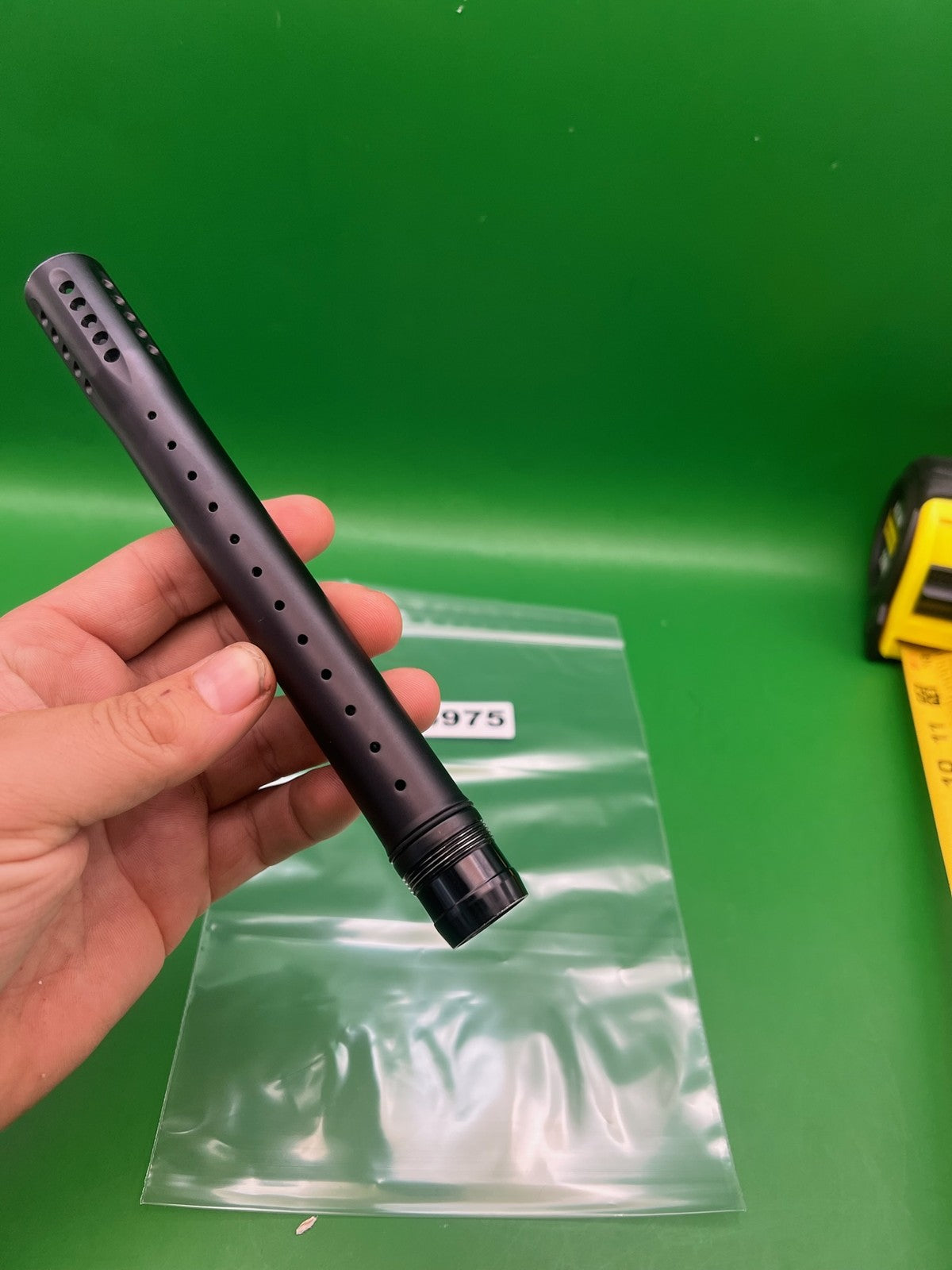 Ultralight Dust black Tip - used paintball barrel tip - dust black