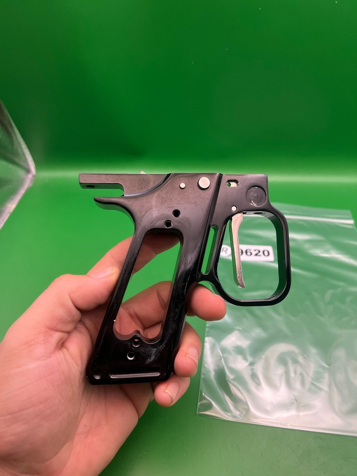 WGP Swing Trigger Autococker Paintball Frame Black Aluminum Mechanical