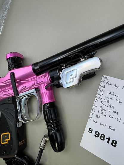 WGP 05 Black Magic E-Blade Autococker - Pink - Paintball Marker Fully Working