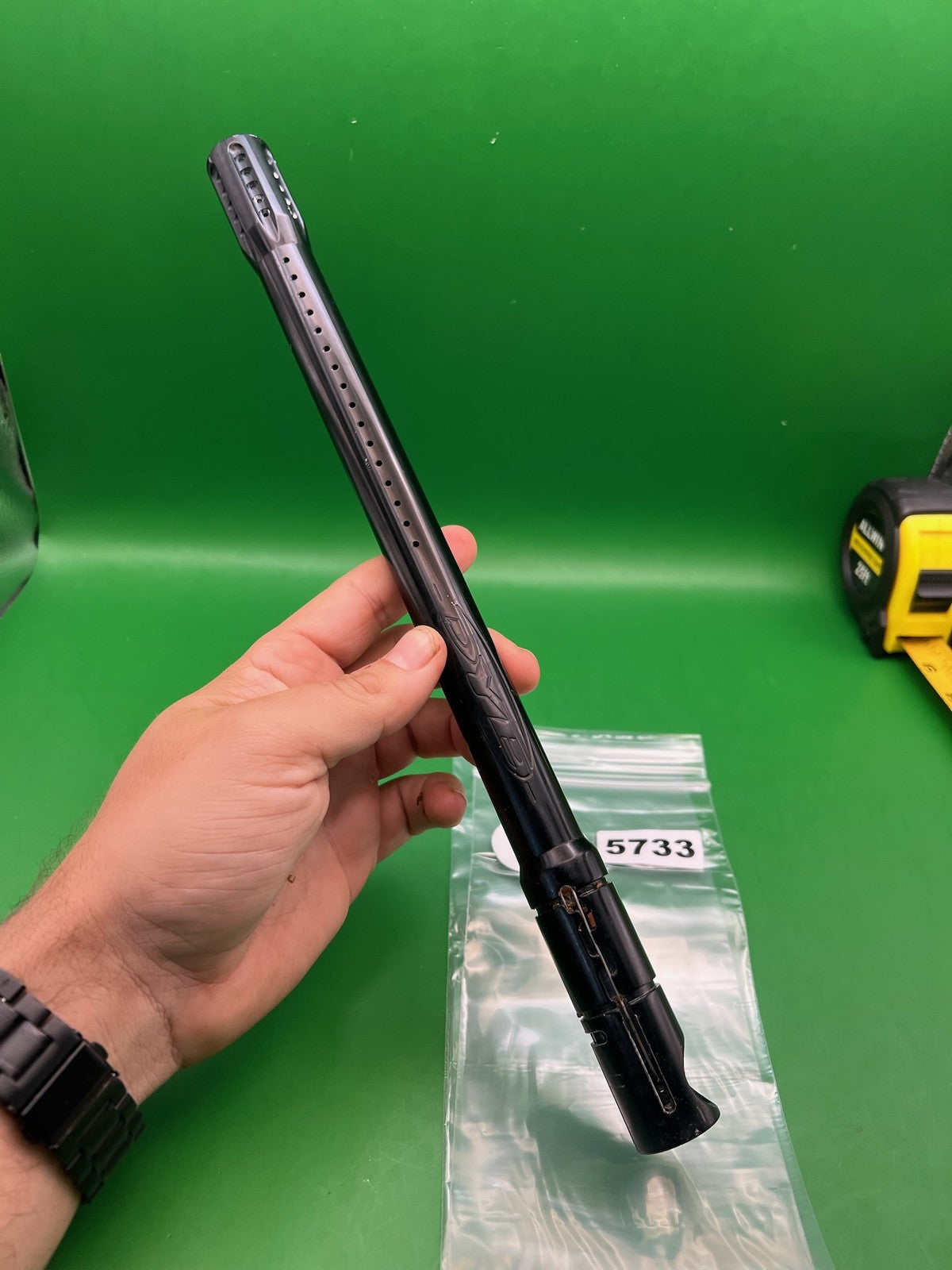 Automag Dye Ultralight .694 Black Barrel - used paintball barrel - black