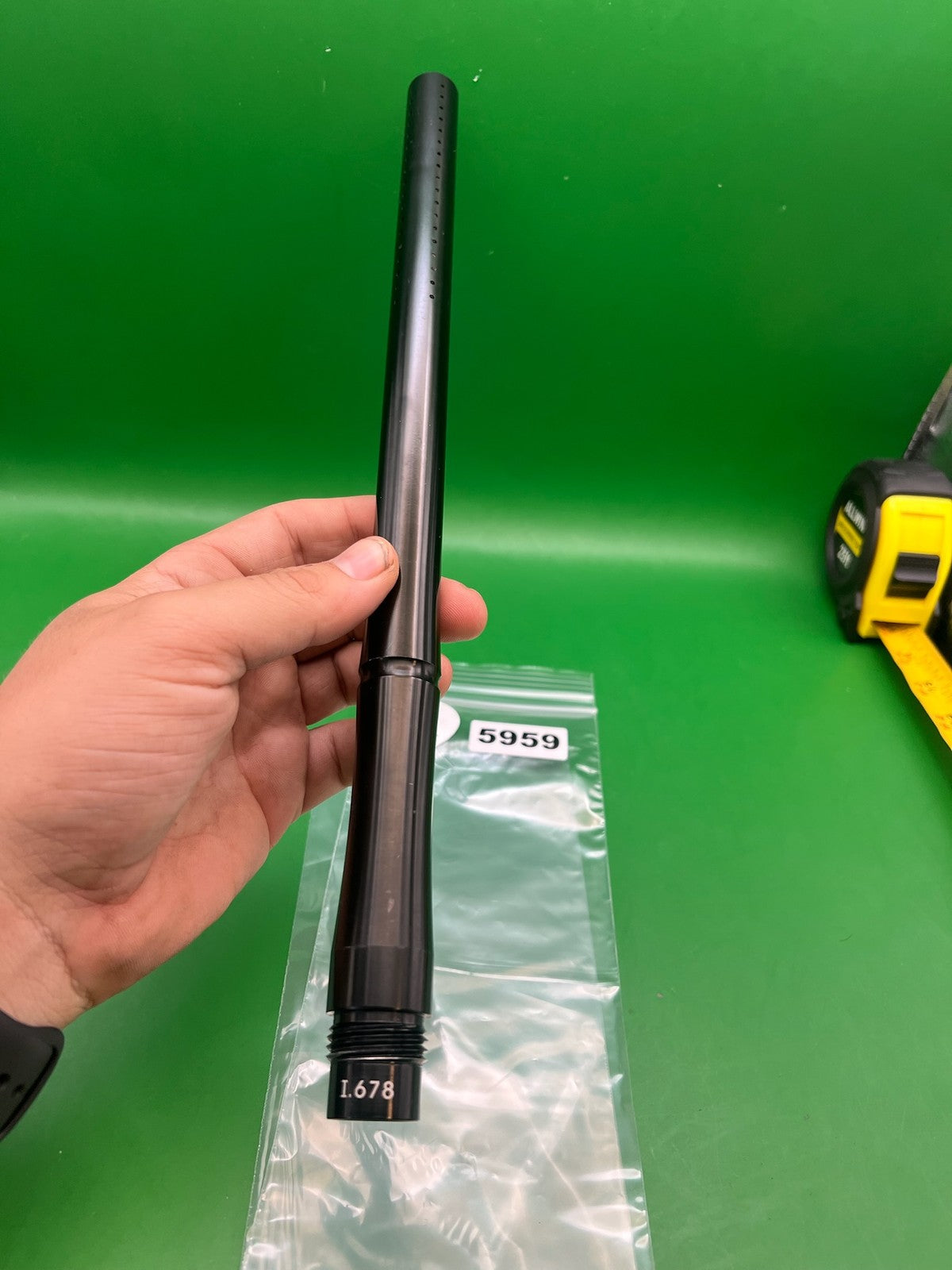 Impulse Lurker? Barrel - used paintball barrel (two-piece) - black