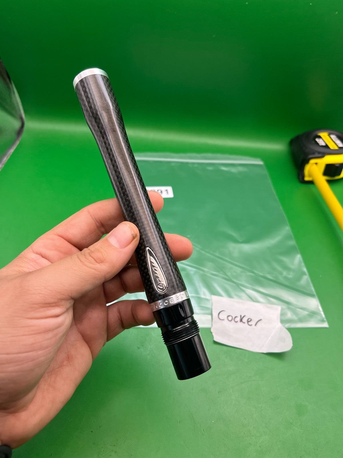 Dye Boomstick Barrel Back Carbon Fiber .692 Bore Autococker AC Thread 8"