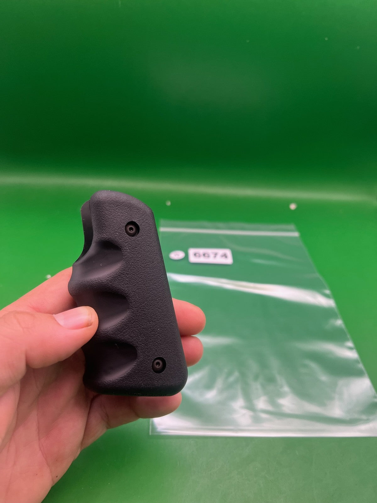 45* Grooved Autococker Grips - used paintball grip panels - black