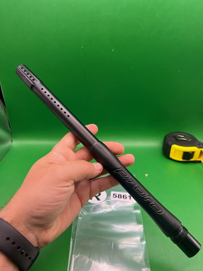 Proto 2 Piece Autococker Paintball Barrel 14" .694 Black - used paintball barrel (two-piece) - black