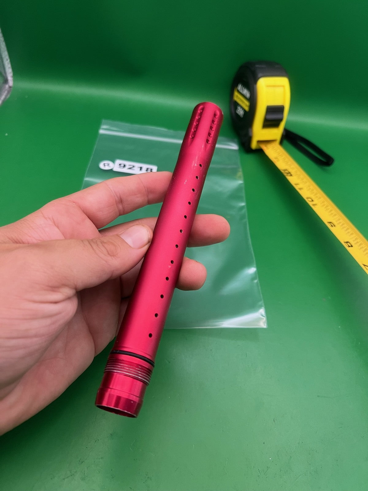 Dye UL Ultralite 14" Barrel Tip Red Anodized Ported Aluminum Front