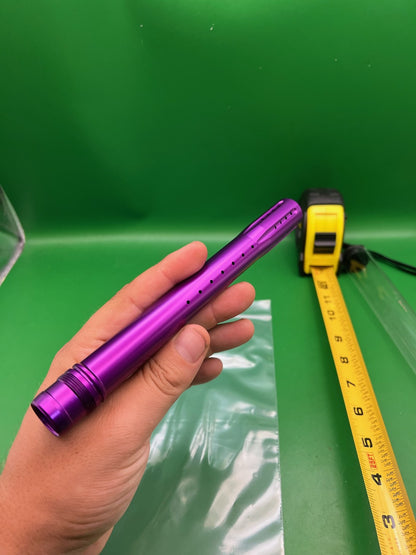 Dye UL Ultralite 14" Barrel Tip Purple Ano Aluminum Paintball Front