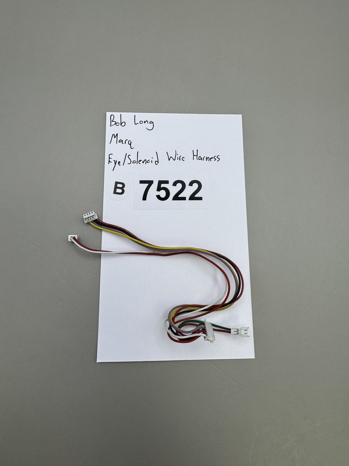 Bob Long Marq Eye Solenoid Wire Harness