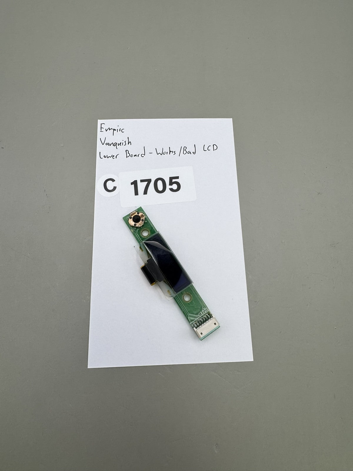 Empire Vanquish Lower Board - Works/Bad LCD