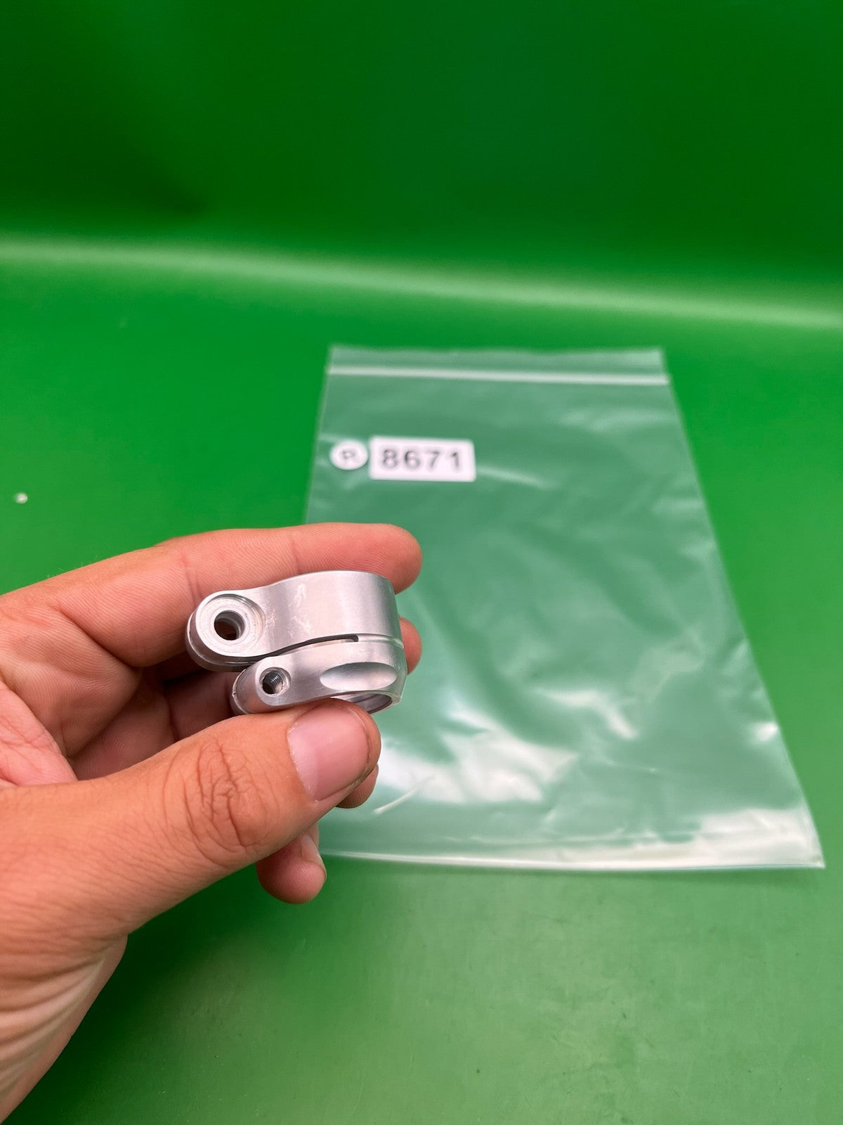 Planet Eclipse Low Rise Clamping Feedneck Collar Silver Aluminum