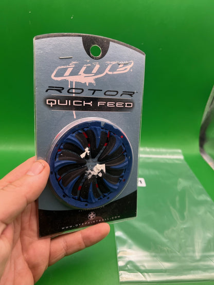 Dye Rotor Quick Feed Speed Feed Blue Speedfeed Hopper Loader Lid