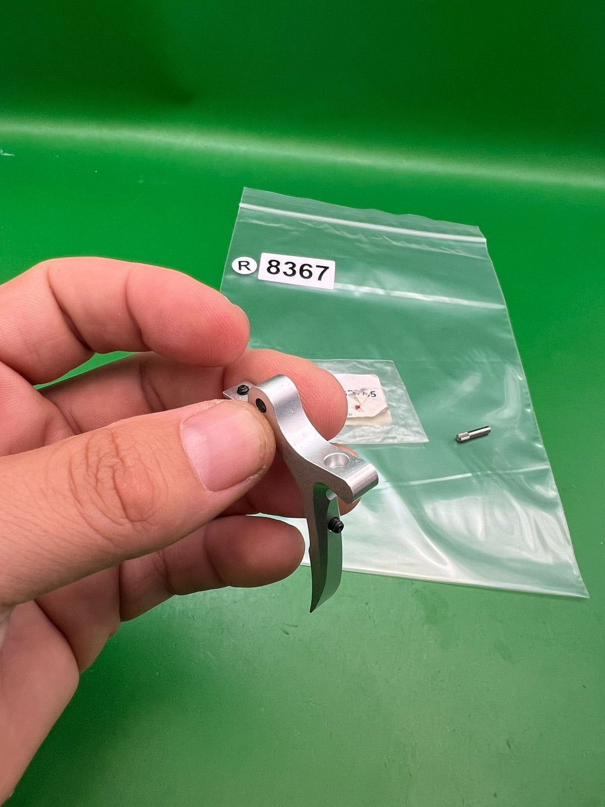 Proto UL SLG Paintball Trigger Clear Silver Aluminum Two-Finger