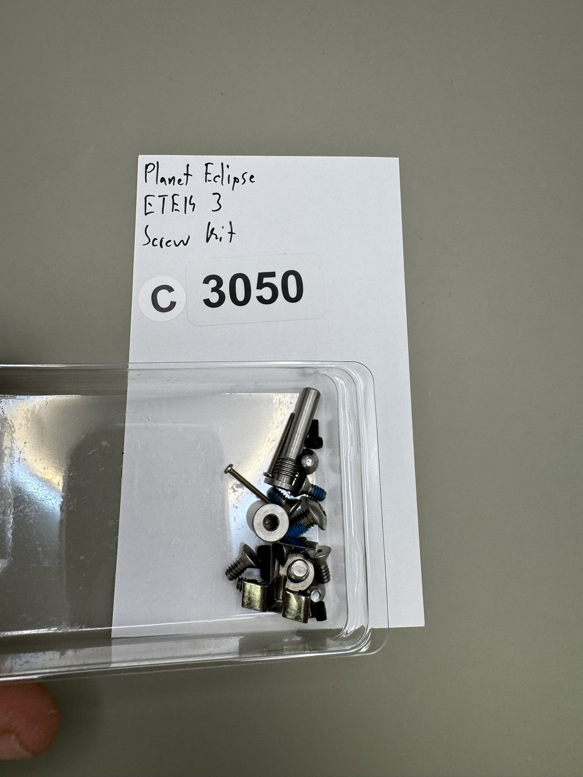 Planet Eclipse ETEK 3 Screw Kit Paintball Marker Parts