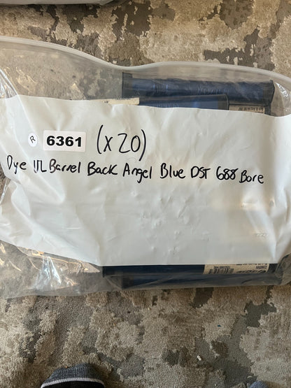 .688 Blue WDP Angel Dye UL Ultralight Barrel Back