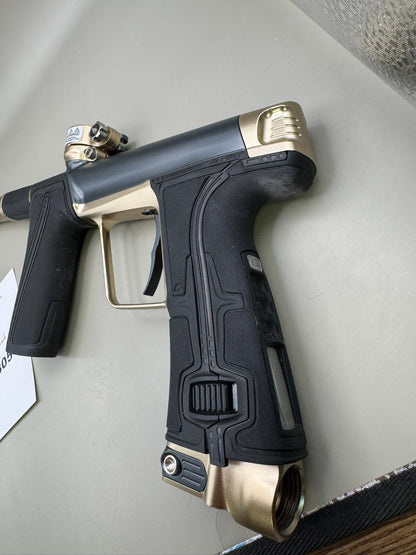 Planet Eclipse CS3 Pro - Gold/Green - Paintball Marker Fully Working