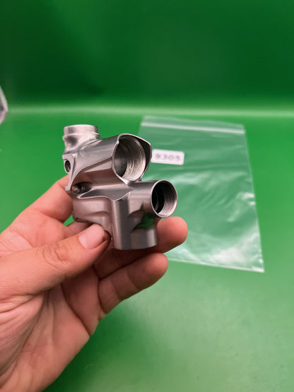 Bob Long G6R Front Half Body Silver Raw Aluminum Paintball Marker Part