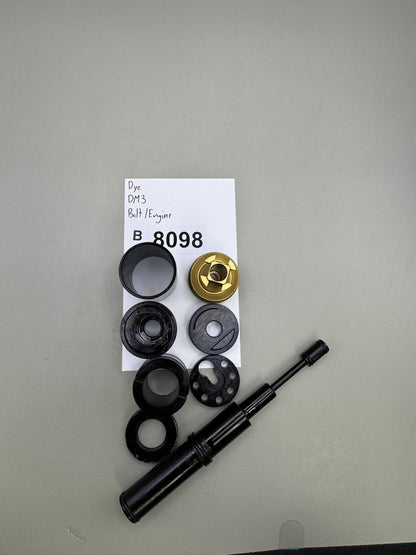 Dye DM3 Bolt/Engine Gold Back
