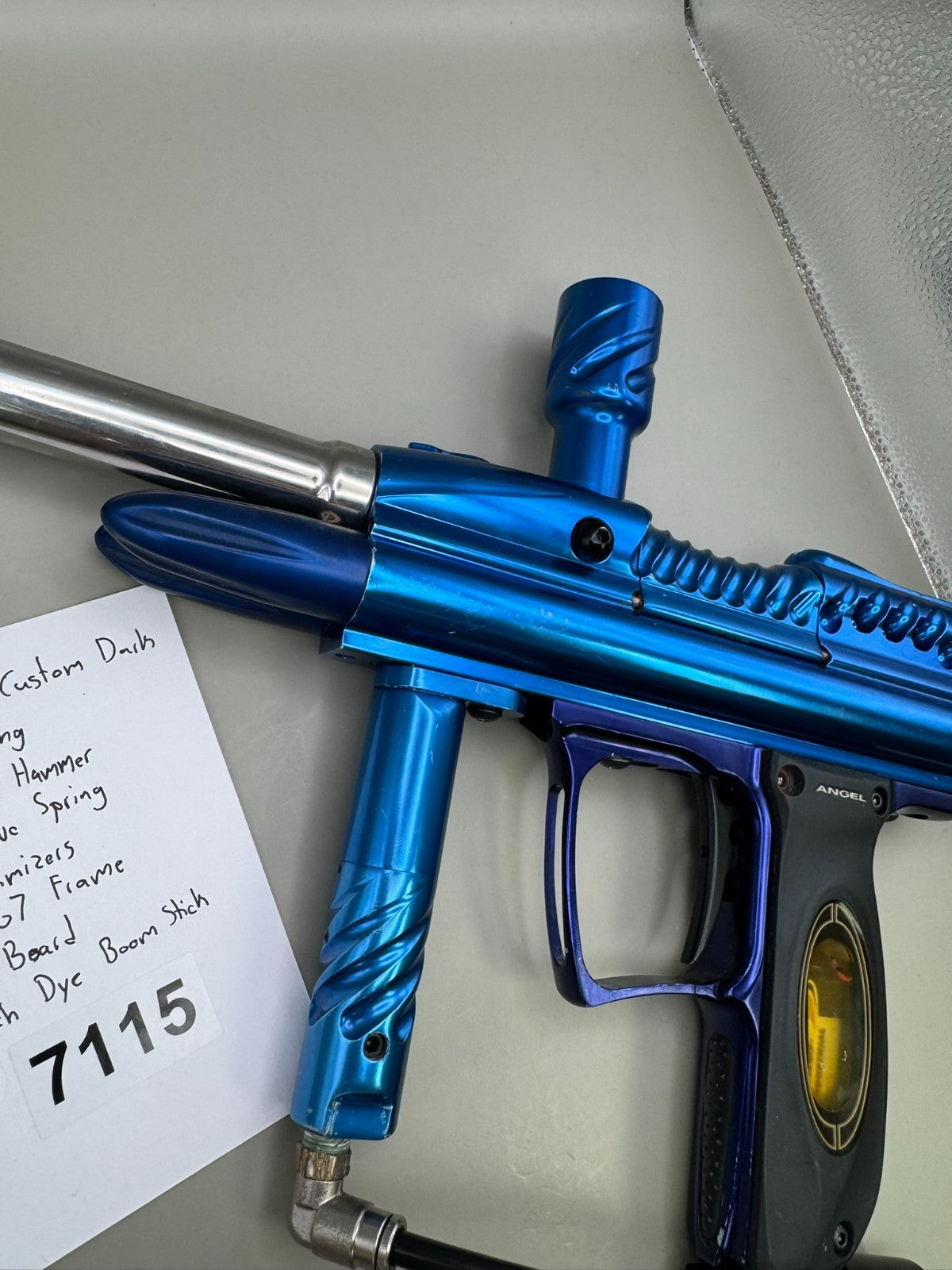 Angel IR3 - Custom Dark Blue Paintball Marker Fully Working