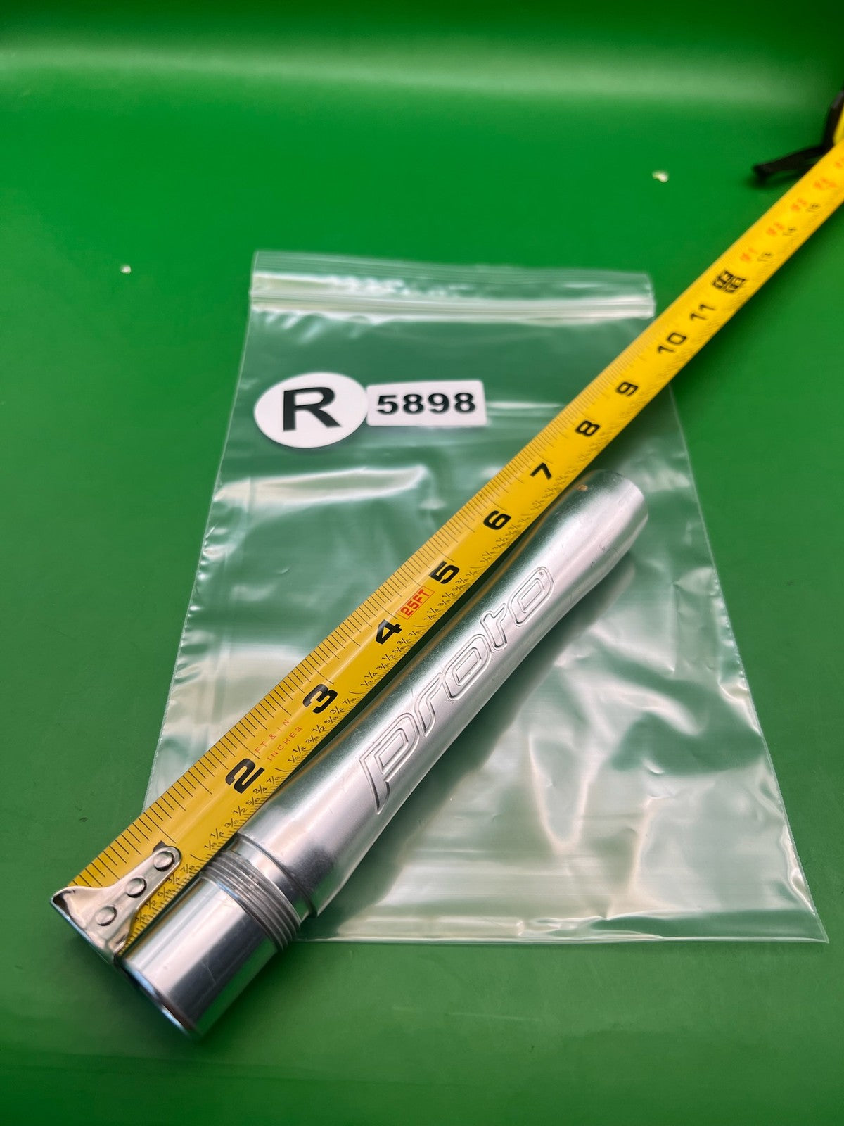 Dye Proto UL Barrel Back Silver 691 Bore AC Thread 5in Aluminum