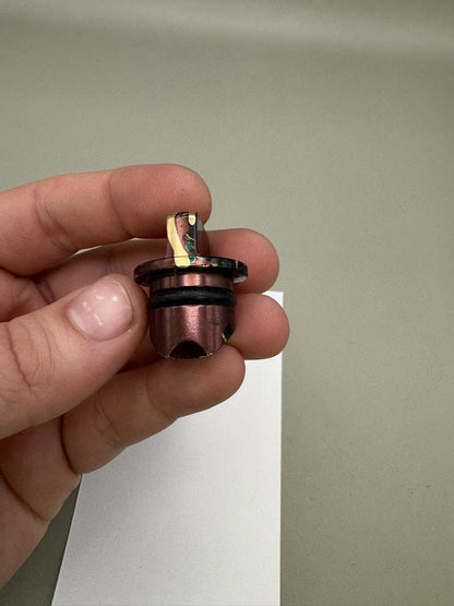 AGD Automag Power Feed Plug - Brown/Gold/Black Splash