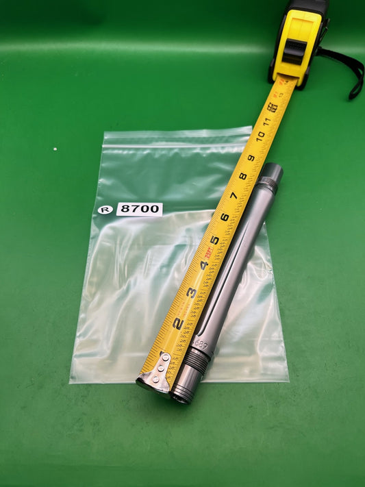 Planet Eclipse Shaft 4 Barrel Back Silver .689 Bore AC Thread ~8.5"