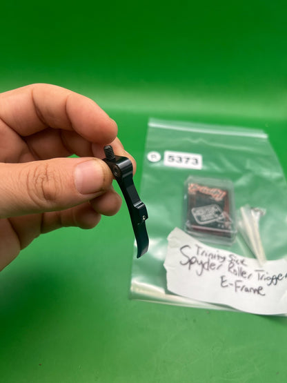 Trinity Sick Spyder E-Frame Roller Trigger Black Aluminum Upgrade