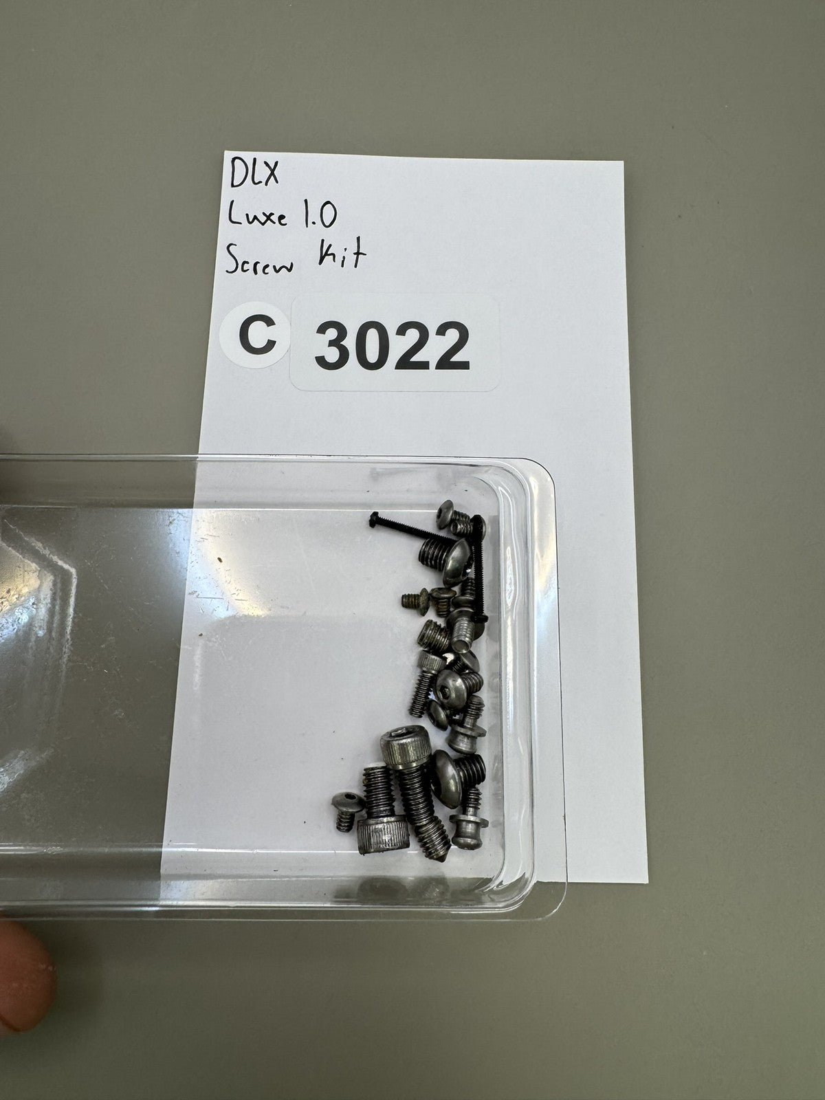 DLX Luxe 1.0 Screw Kit Paintball Marker Parts