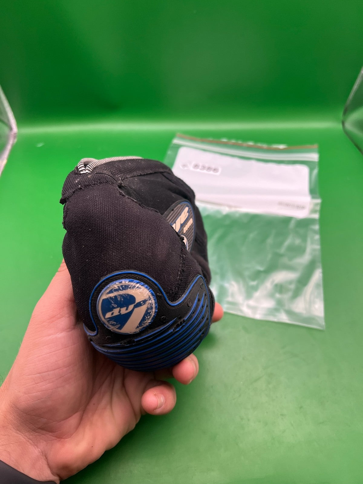 Dye Rhino HPA Tank Cover Black Blue Neoprene Zipper