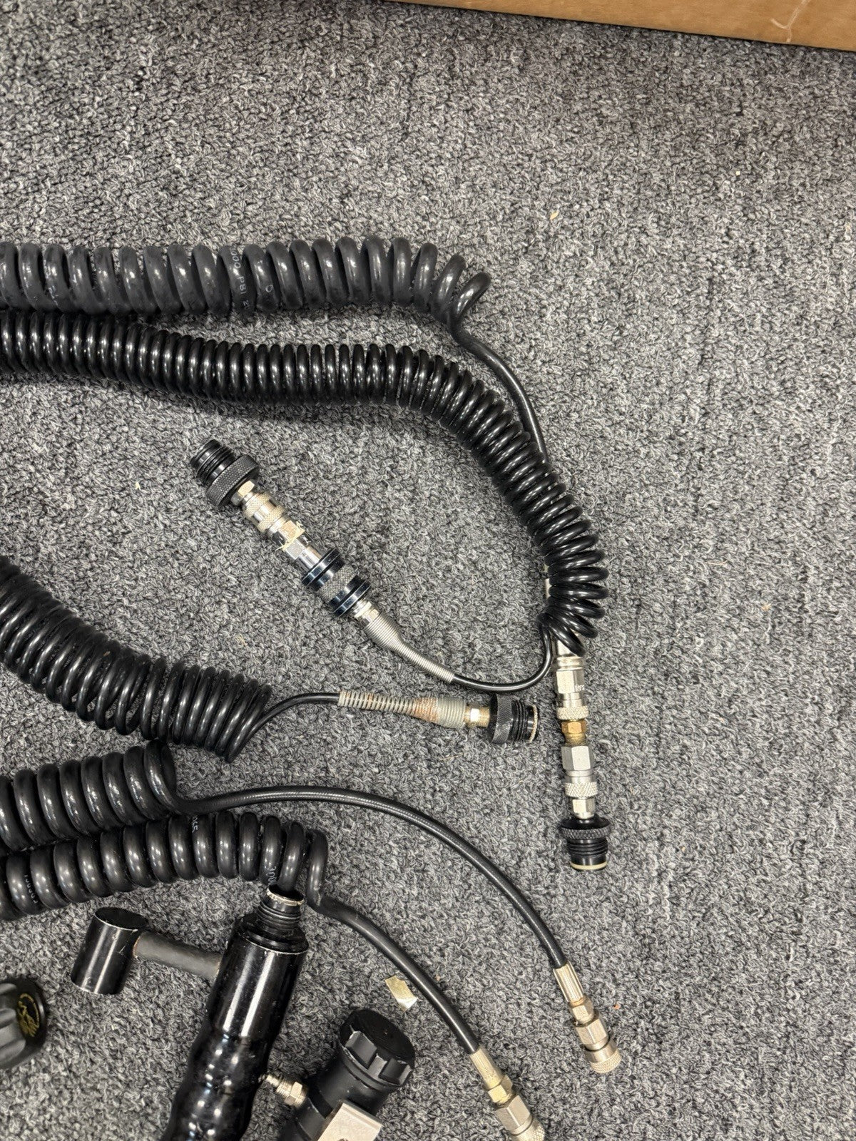Lot Of Remote Lines And Regulators For Paintball Markers