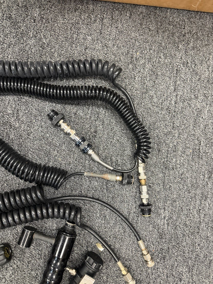 Lot Of Remote Lines And Regulators For Paintball Markers