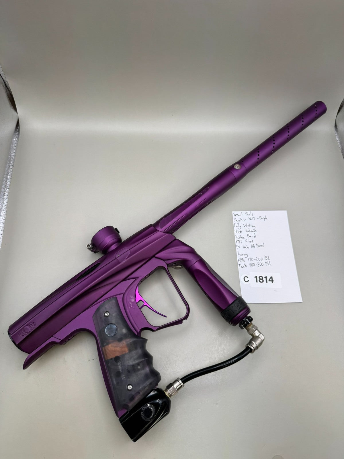 Smart Parts Shocker NXT - Purple - Paintball Marker Fully Working