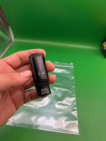 TechT Ion Barrel Adapter - used paintball barrel adapter - black