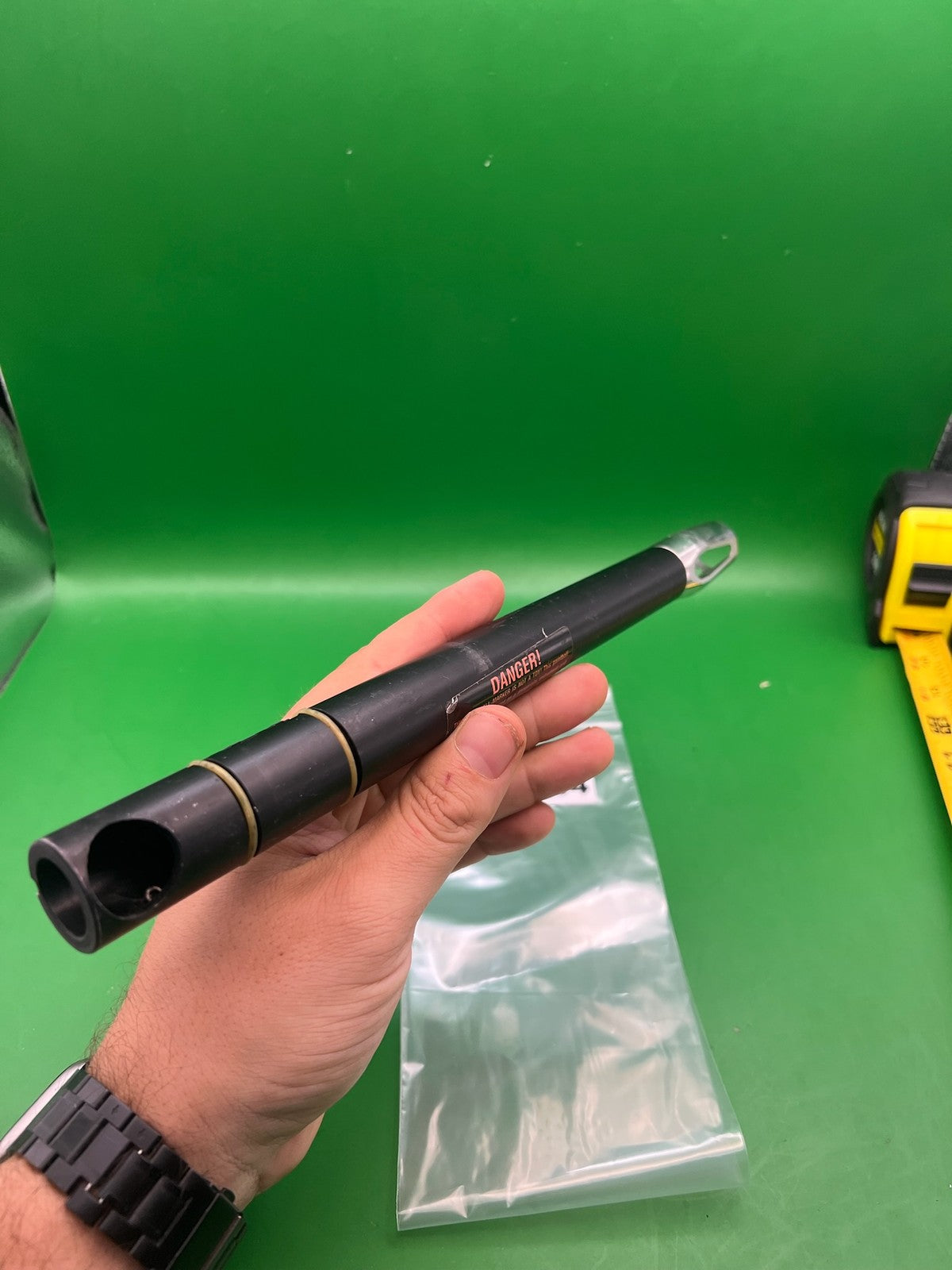 Stock EMAG Automag 12" .693 Black Barrel - used paintball barrel - black
