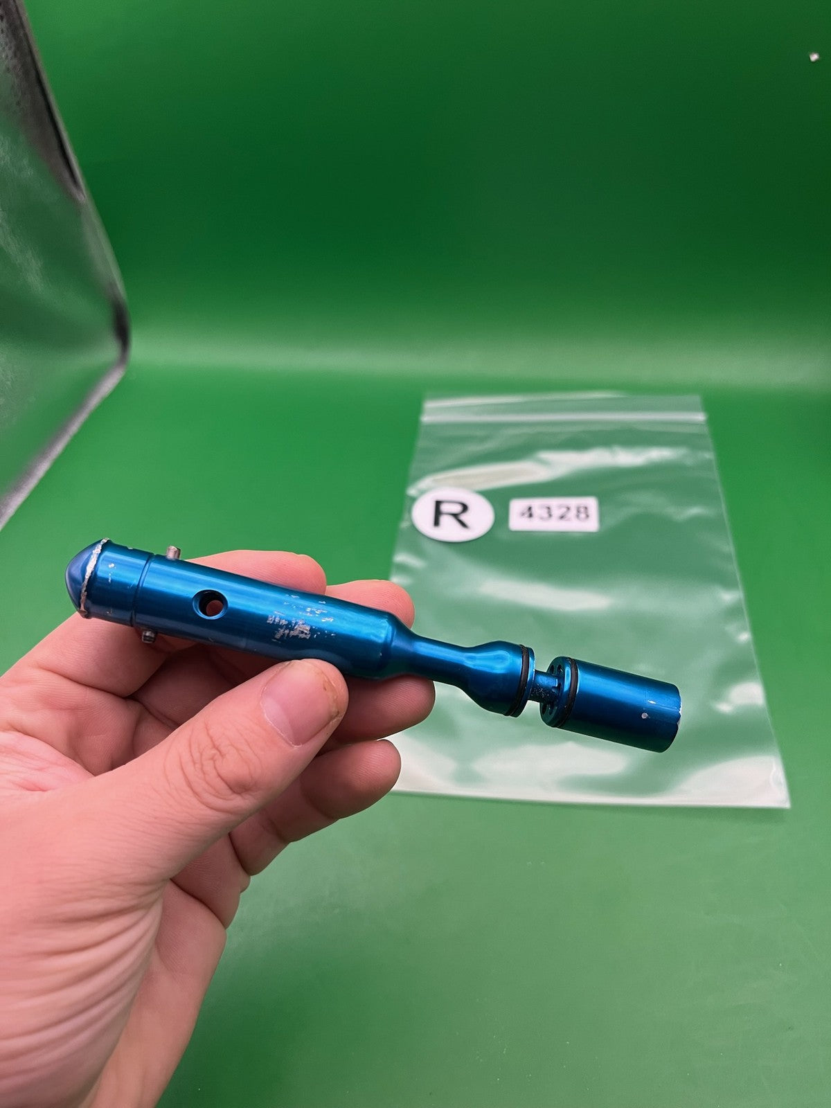ANS Quick Release Blue Anodized Aluminum Paintball Bolt Assembly